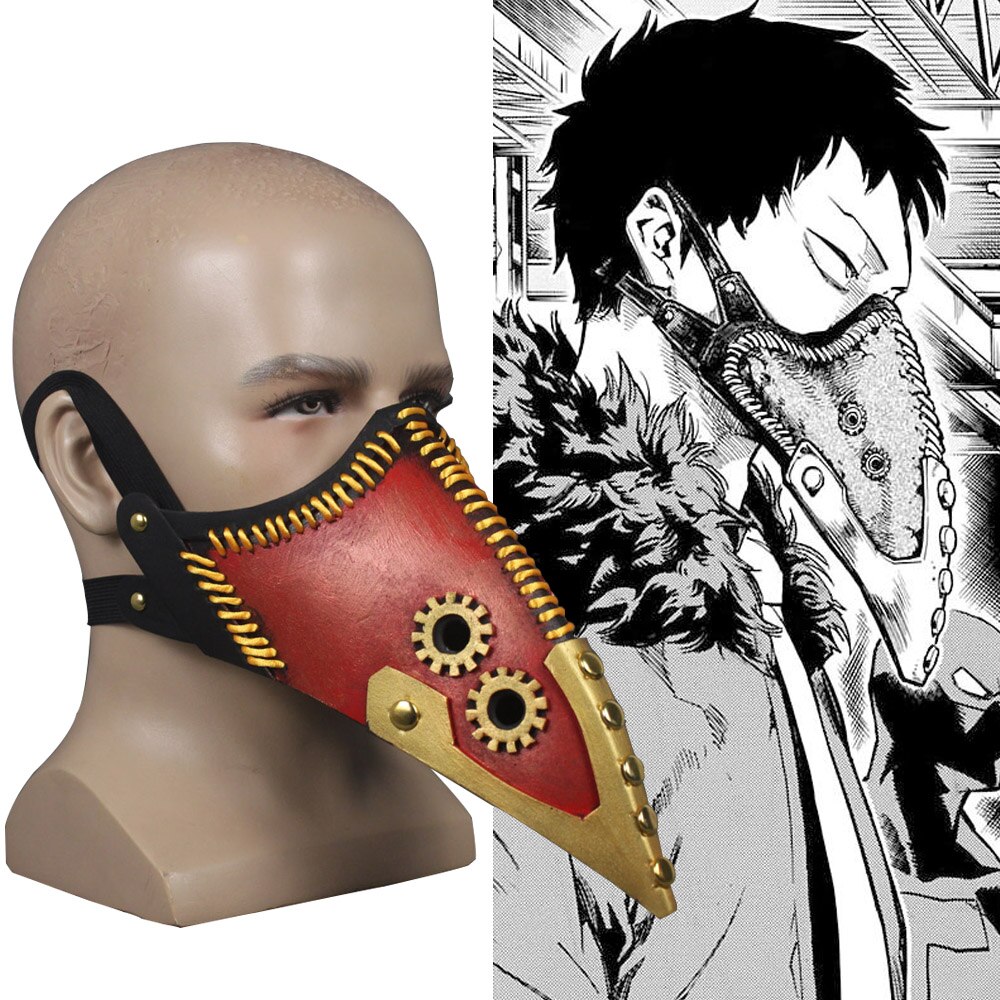 Anime My Hero Academia Overhaul 3D Half Face Mask Kai Chisaki Cosplay Mask Gift